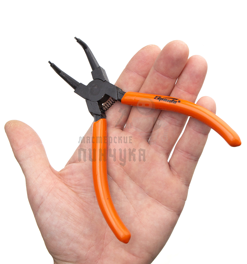 Съемник, 150 мм, для внутренних стопорных колец, изогнутые губки (сжим) Sparta