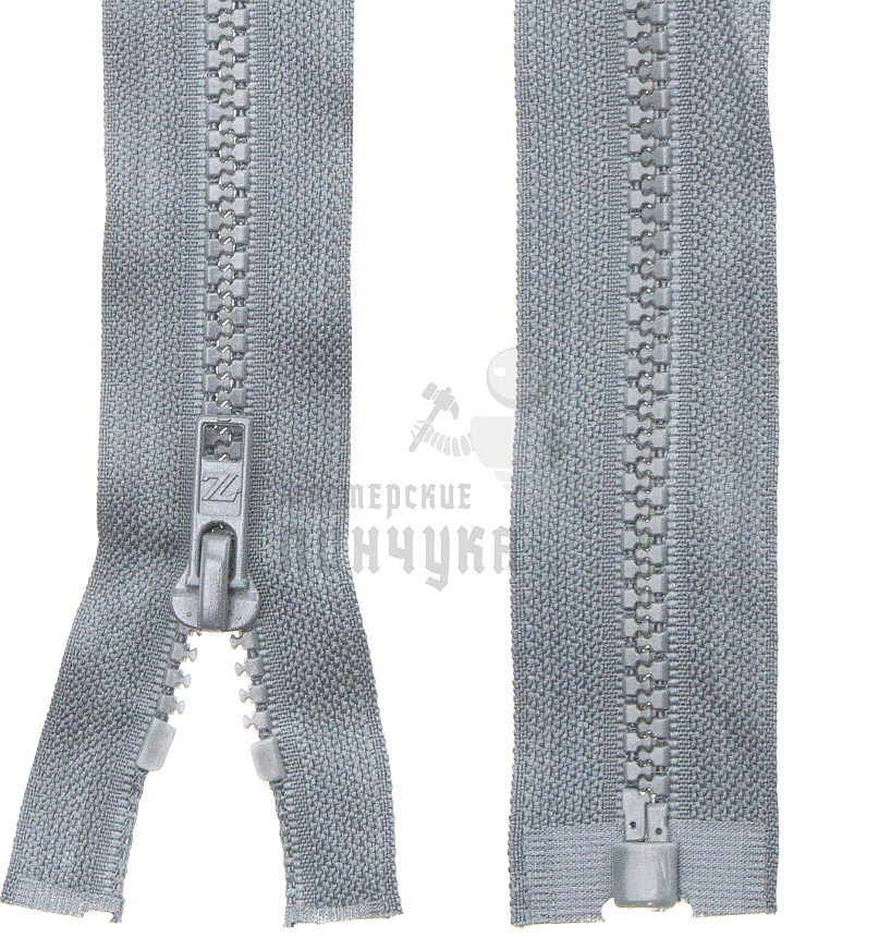 Молния Трактор "BLITZ" "MBT" 80 см Тип 5 разъёмная №309 т.серый (графит)