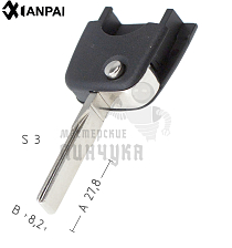 Лезвие HU-HAA.P1 HU66 HF55P65 2 КНР   VOLKSWAGEN - Чертеж