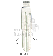 Лезвие №106 DAE-4P DW1P DW04RT CHEVROLET Epica КНР - Чертеж
