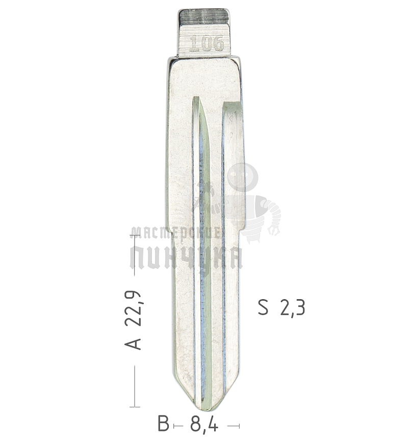 Лезвие №106 DAE-4P DW1P DW04RT CHEVROLET Epica КНР