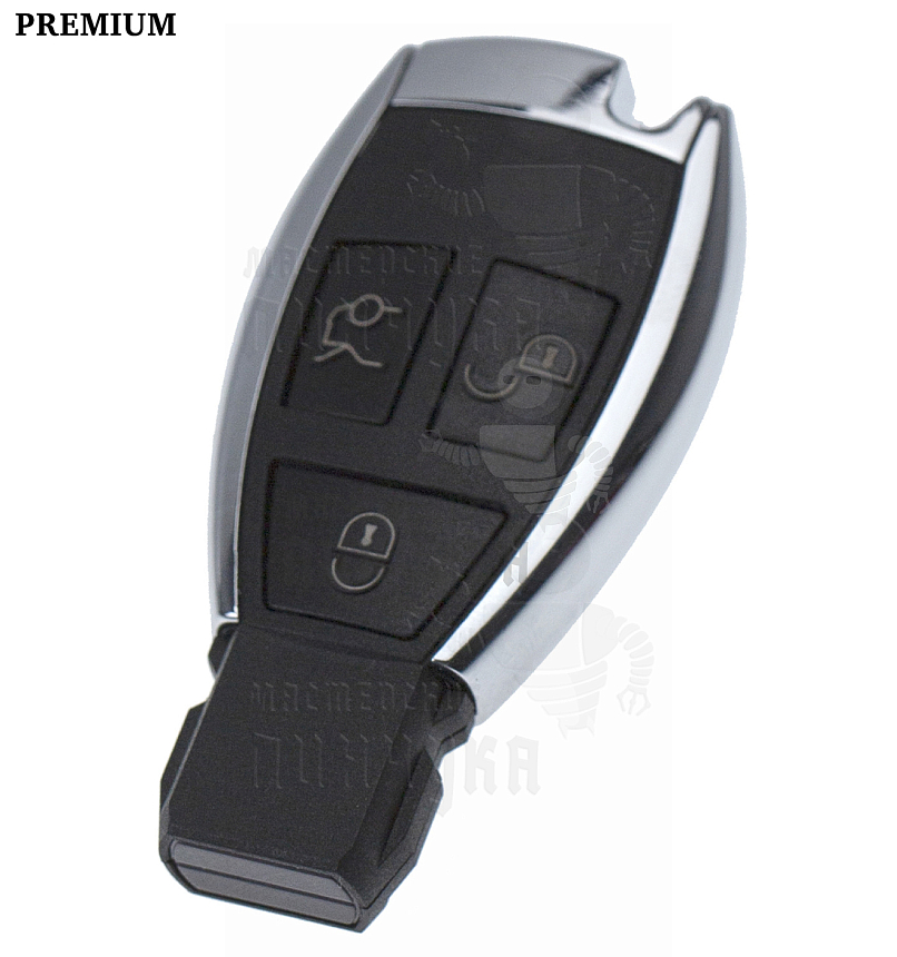 Корпус ключа ME-7.P  HU116  HF51P 3 кнопки КНР /// MERCEDES 
