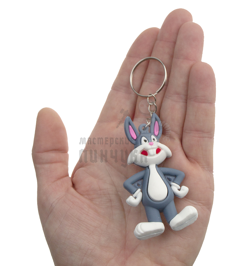 Брелок для ключей "Багз Банни" с кольцом