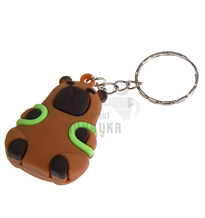 Брелок для ключей "Капибара+рюкзак" 