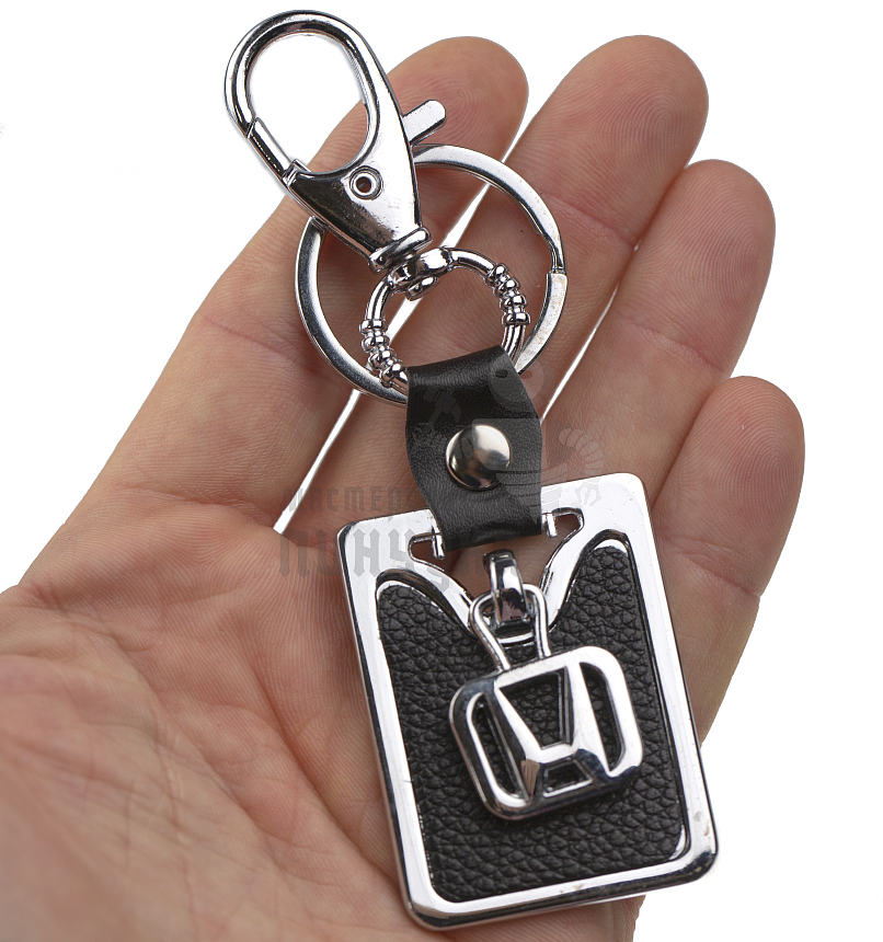 Авто карабин с кольцом для ключей HONDA