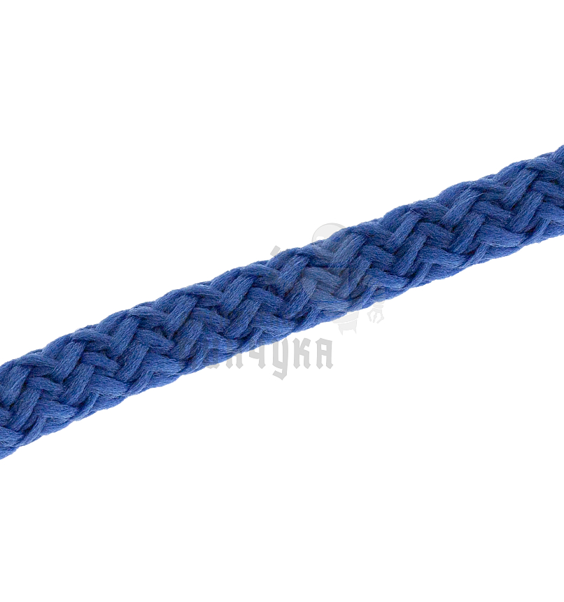 Шнурки круглые с наполнителем, 100см, цв.васильковые