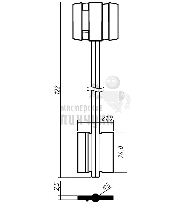 BRD10DP (силумин)