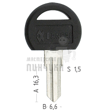 ARM1P EVG1P  почта пласт.правый КНР - Чертеж