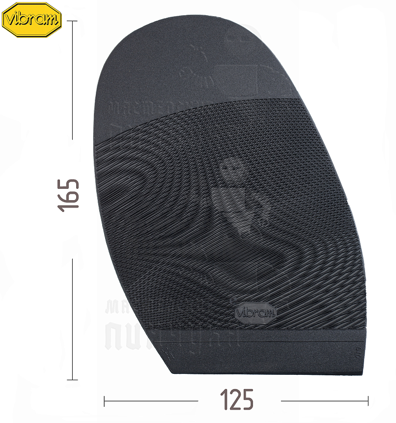 Проф. формованная VIBRAM 2342 (010) Ariel, Черный