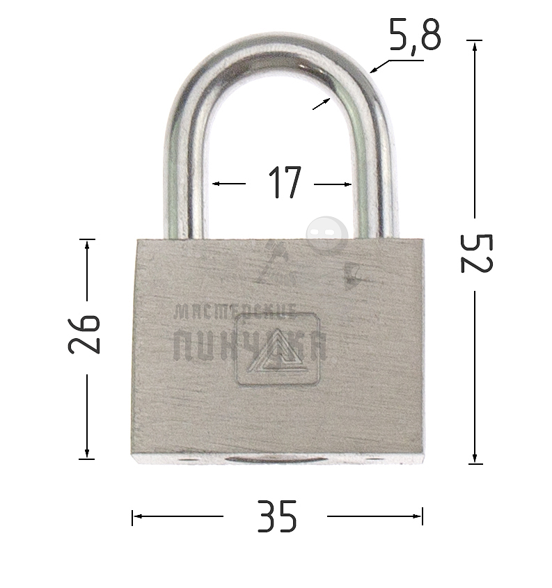 Навесной замок СТАНДАРТ HD-401