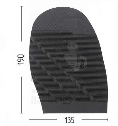 Проф. формованная X-Profi "Классик", цв. черный, 2,2мм