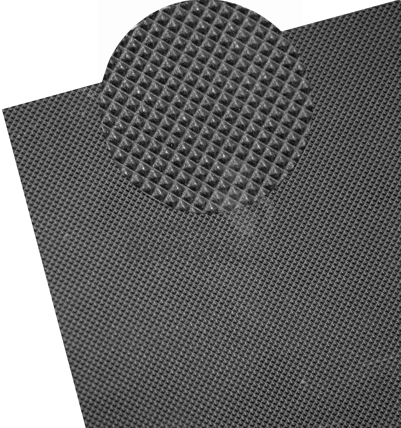 Набойки листовые "Пирамида" р-р 380*570*6, цв.черный