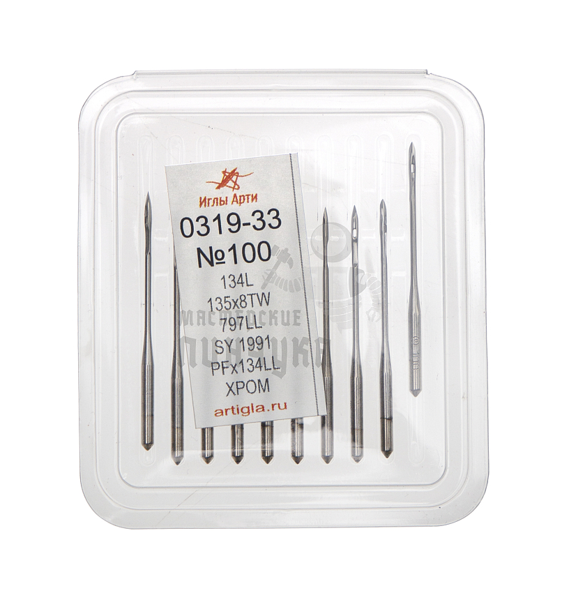 Иглы для шв. машин 0319-33 №100