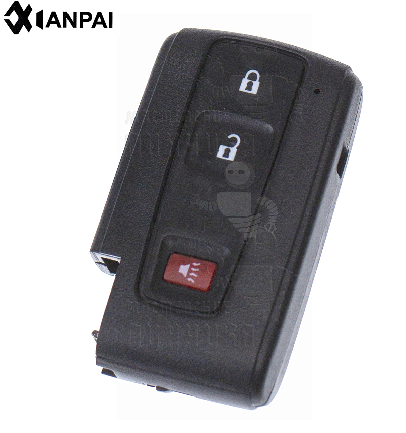 Корпус ключей TOYOTA две кнопки+паника  КНР