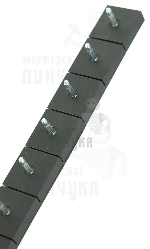 Полоса со штырями Octopus, р-р широкий, цв.чёрный