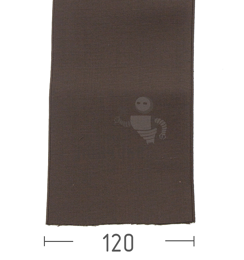 Резинка башмачная 120мм,коричневая