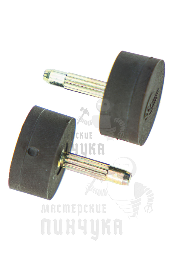 Набойки со штырём Октопус, круглые 15, коричневые