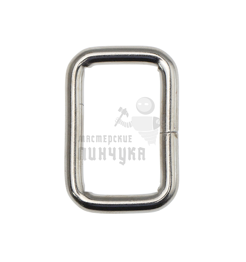 Пряжка - рамка 25мм (толщ. 4мм) цв никель.