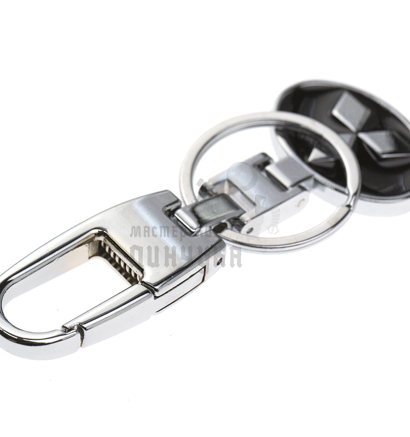 Авто карабин с кольцом для ключей MITSUBISHI