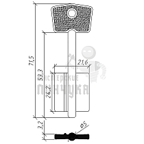 MTR3D  MT-13G  1M022/2MO22 - Чертеж