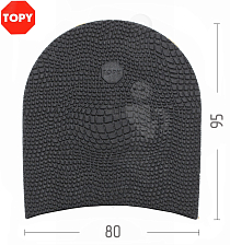 Набойки Topy X-Top №172, цв.чёрный (9) - Чертеж