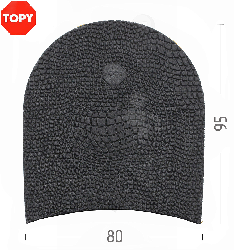 Набойки Topy X-Top №172, цв.чёрный (9)