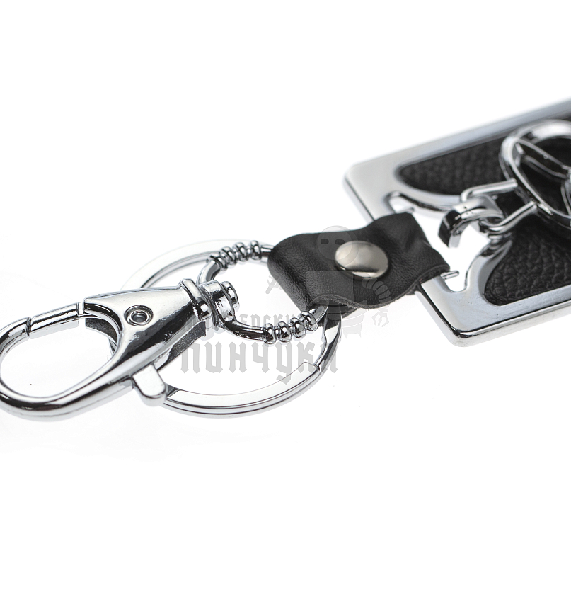 Авто карабин с кольцом для ключей MAZDA