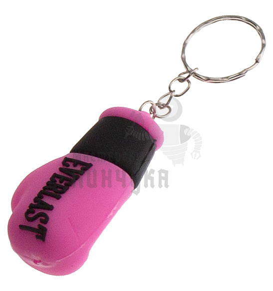 Брелок для ключей "Боксерская перчатка EVERLAST" цв.розовый