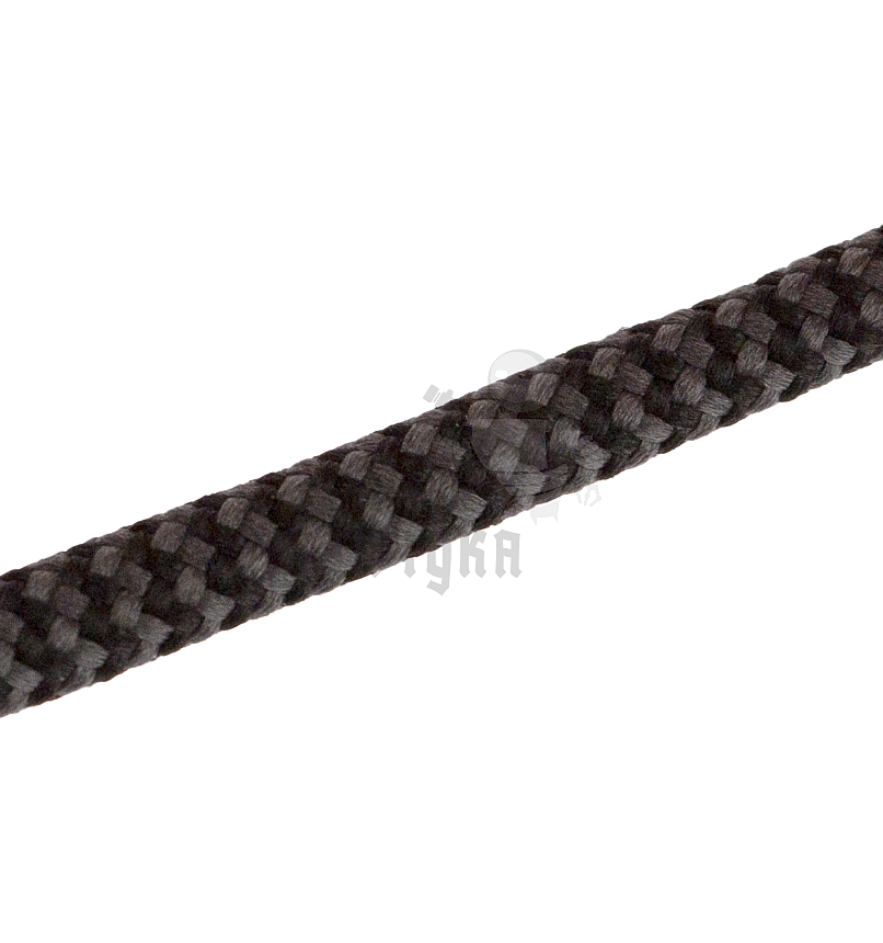 Шнурки круглые с наполнителем, 100см, цв.т/серый + черный