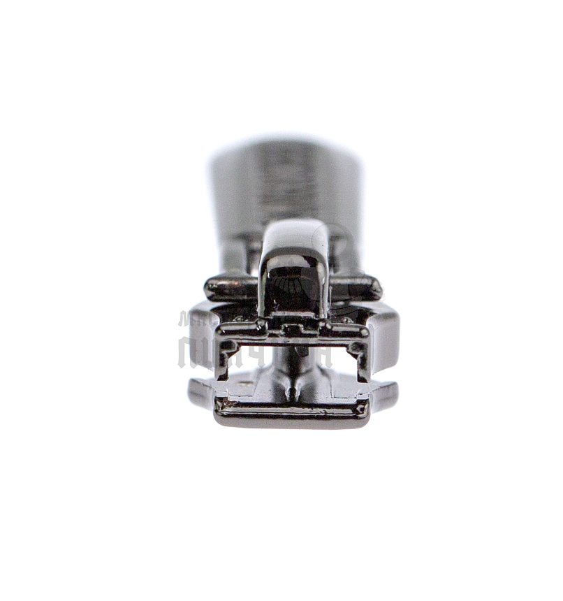 Бегунок Т7 JX декоративный №3, цв.темная гальваника