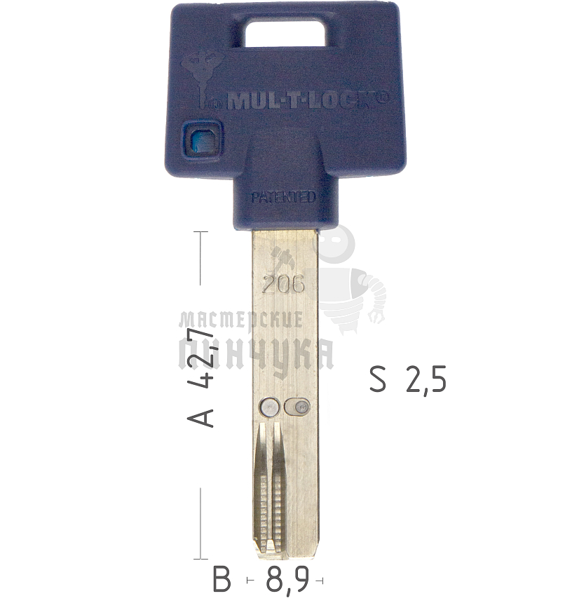 Mul-T-Lock: Профиль 206S Plus Original "INTERACTIVE"