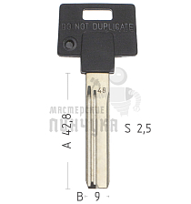 Mul-T-Lock: Профиль 048 Original - Чертеж