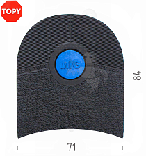 Набойки Topy  Mig 168, цв. Чёрный (9) - Чертеж
