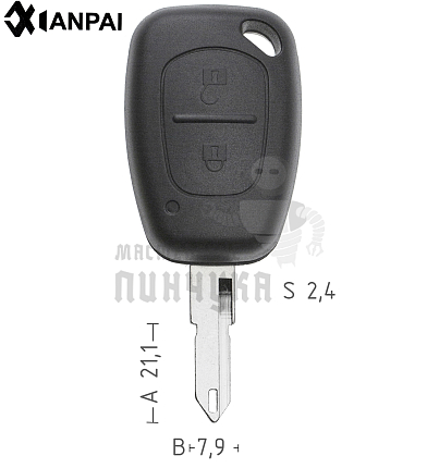 Корпус RENAULT S11 206 2кн  КНР