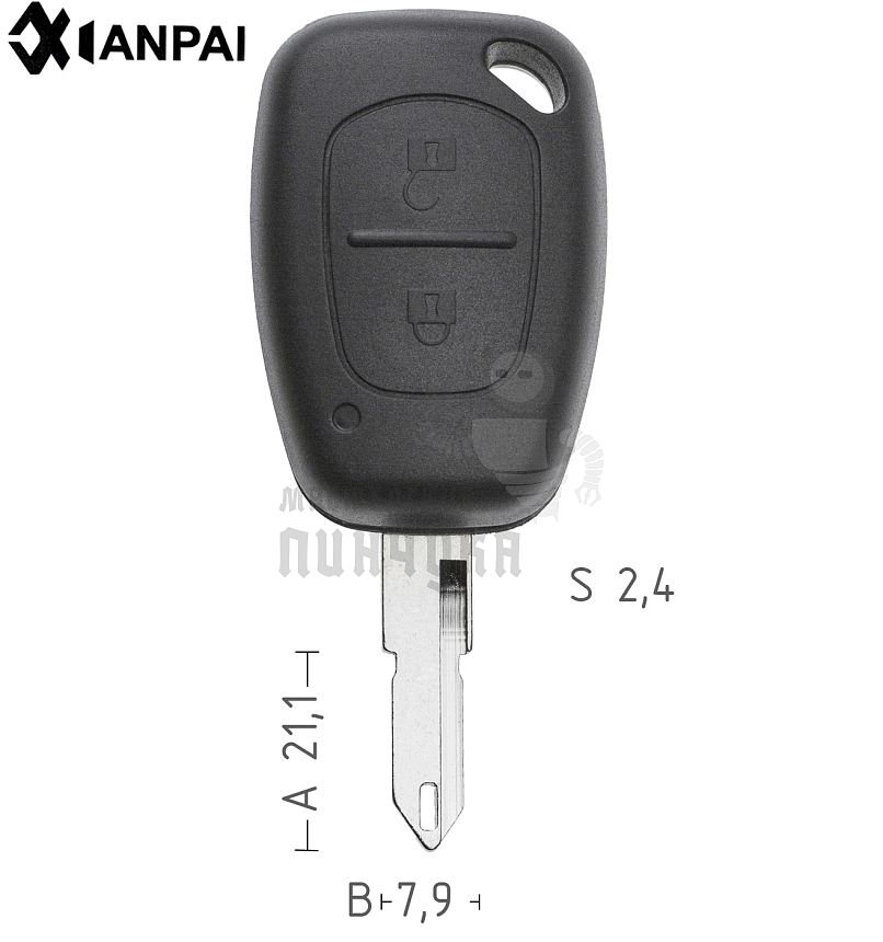 Корпус RENAULT S11 206 2кн  КНР