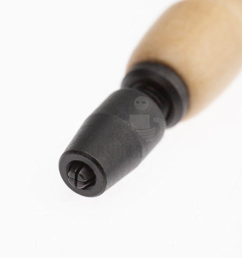 Ручка цанговая деревянная, 9см