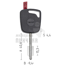T00YM25P TP00FO-4P FO19PT0 а/пласт.с мест.п/чип FORD - Чертеж