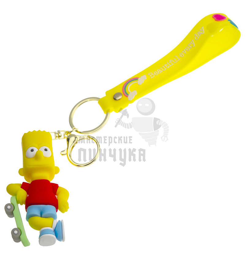 Брелок для ключей "Симпсоны : Барт" + карабин