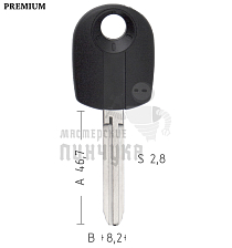 Авто с местом под чип  TOYO15P  TOY43P  TY37RP79 HUMMER КНР - Чертеж