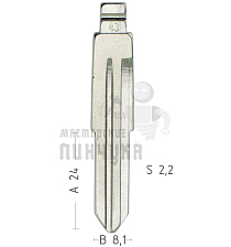 Лезвие №43 CHERY A5 КНР - Чертеж