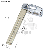 Лезвие 1511-378-Kia TOY40 КНР - Чертеж