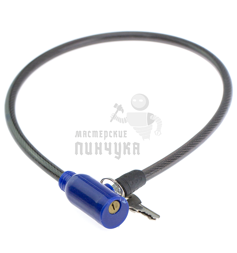 Замок для велосипеда 65см, толстый, "LOCK", цв.черный