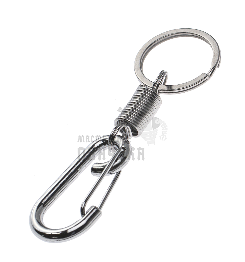 Карабин с пружиной и кольцом