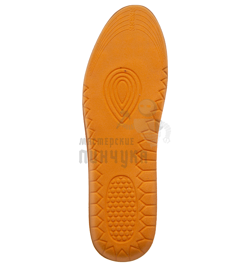 Стельки для обуви "ACTIVE", цв.черно-оранжевый, р-р 35-40