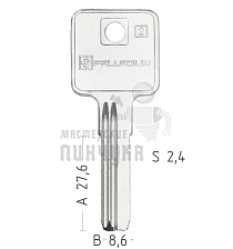 PALLADIUM 2 (2 ПАЗА 8,5*2,3*27мм) КНР - Чертеж