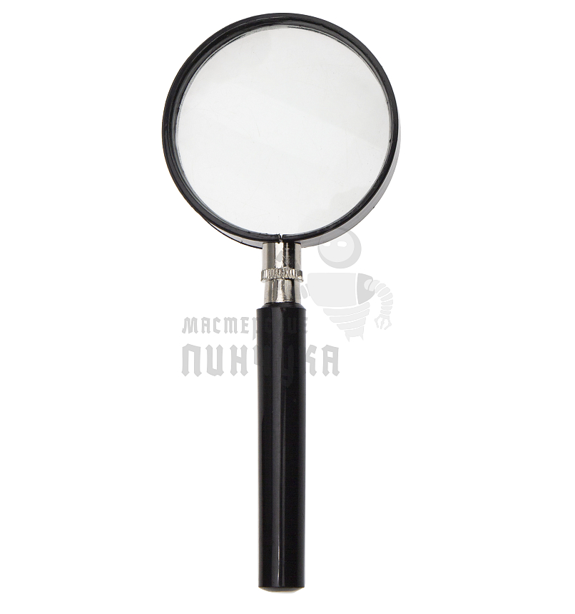 Лупа 5 кратная, D 60 мм, с рукояткой Sparta