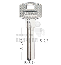 BAODEAN 2паза 8,8*38 mm КНР - Чертеж