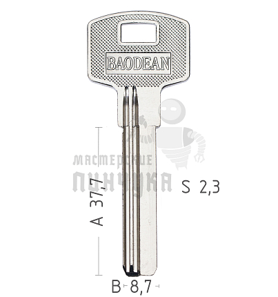 BAODEAN 2паза 8,8*38 mm КНР