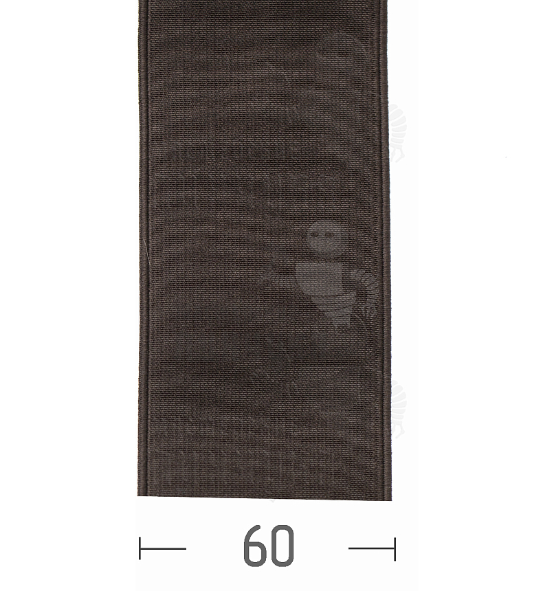 Резинка башмачная 60мм. Коричневая