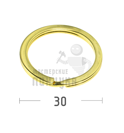 КОЛЬЦО ЗОЛОТО 30D ПЛОСКОЕ
